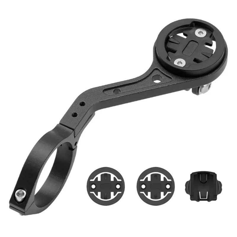 BENGGUO BG-2113 Bike Computer Handlebar Mount Aluminum Alloy Bicycle Odometer Light Bracket - Black-Cellmalls