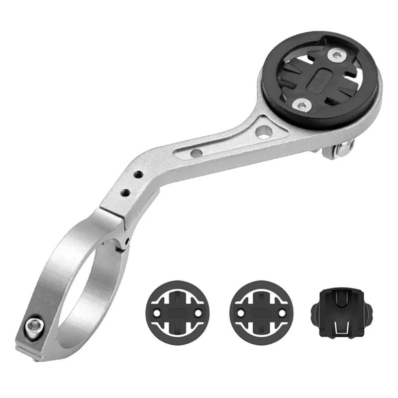 BENGGUO BG-2113 Bike Computer Handlebar Mount Aluminum Alloy Bicycle Odometer Light Bracket - Titanium-Cellmalls