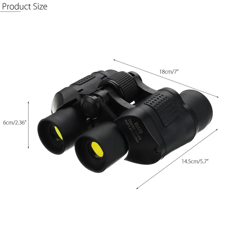 Night Vision 60x60 3000M HD Hunting Binoculars Telescope with Coordinates - Black / Blue-Cellmalls