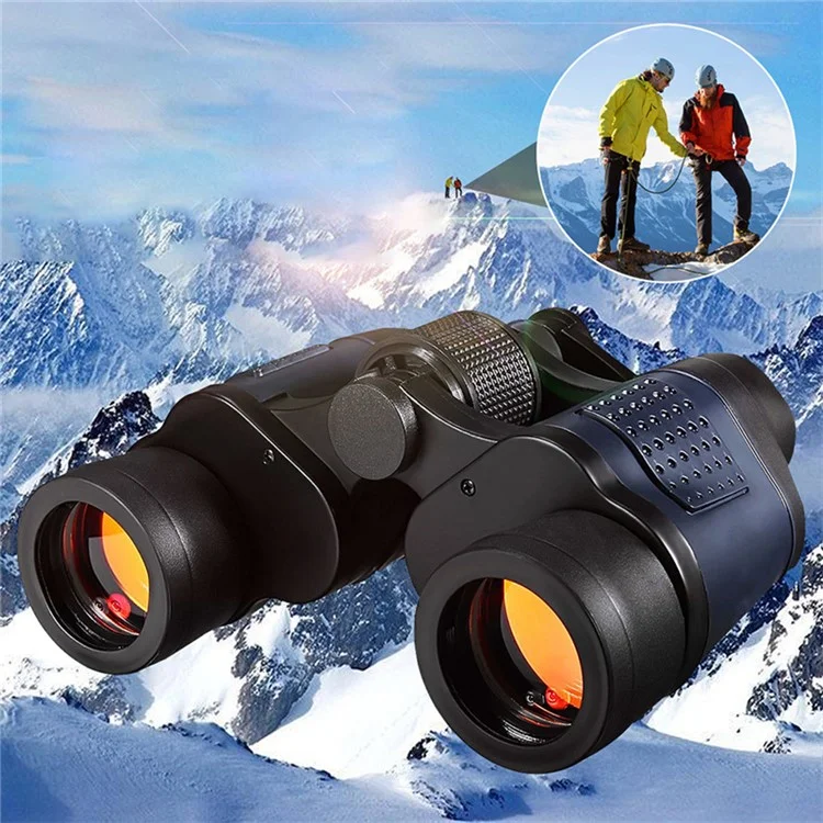 Night Vision 60x60 3000M HD Hunting Binoculars Telescope with Coordinates - Black / Blue-Cellmalls