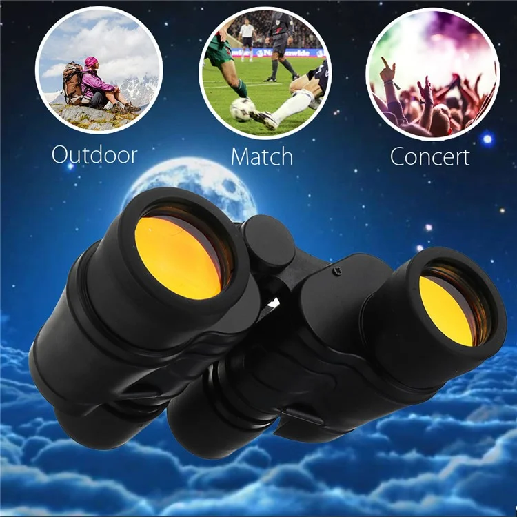 Night Vision 60x60 3000M HD Hunting Binoculars Telescope with Coordinates - Black / Blue-Cellmalls