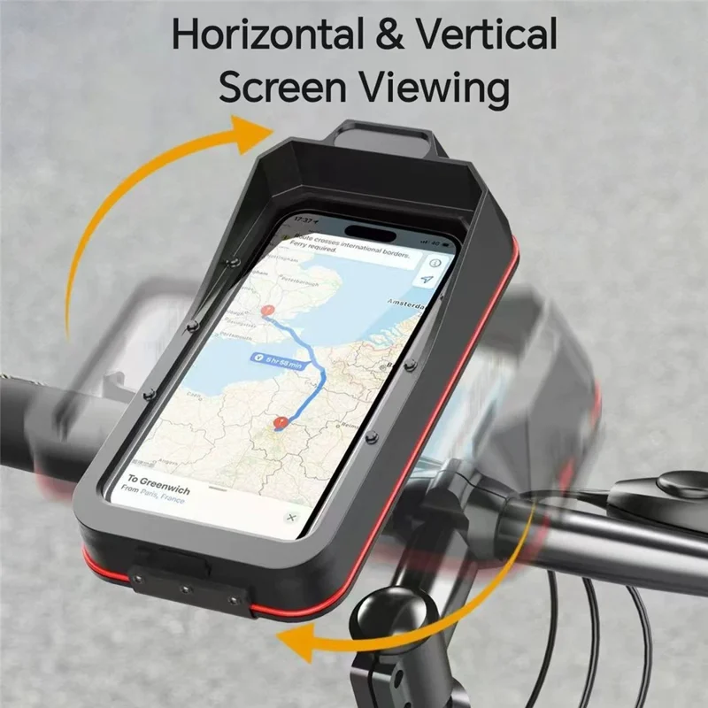 HL-176A Bicycle Handlebar Quick Release Phone Mount Shockproof Cellphone Holder Bracket for Motorcycle-Cellmalls