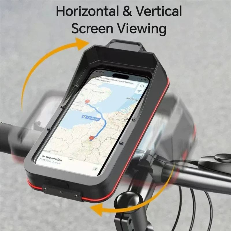 HL-176A Bicycle Handlebar Quick Release Phone Mount Shockproof Cellphone Holder Bracket for Motorcycle-Cellmalls
