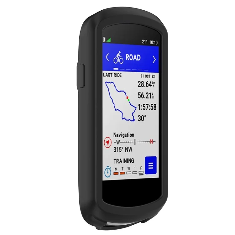 For Garmin Edge 1040 Scratch Resistant Soft Silicone Case Bike GPS Computer Protective Cover - Black-Cellmalls