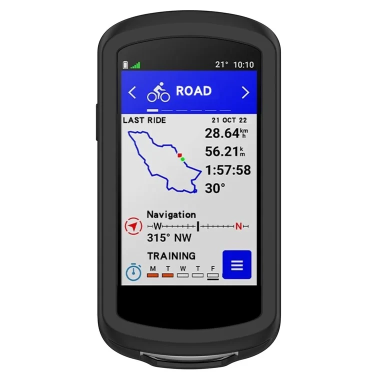 For Garmin Edge 1040 Scratch Resistant Soft Silicone Case Bike GPS Computer Protective Cover - Black-Cellmalls