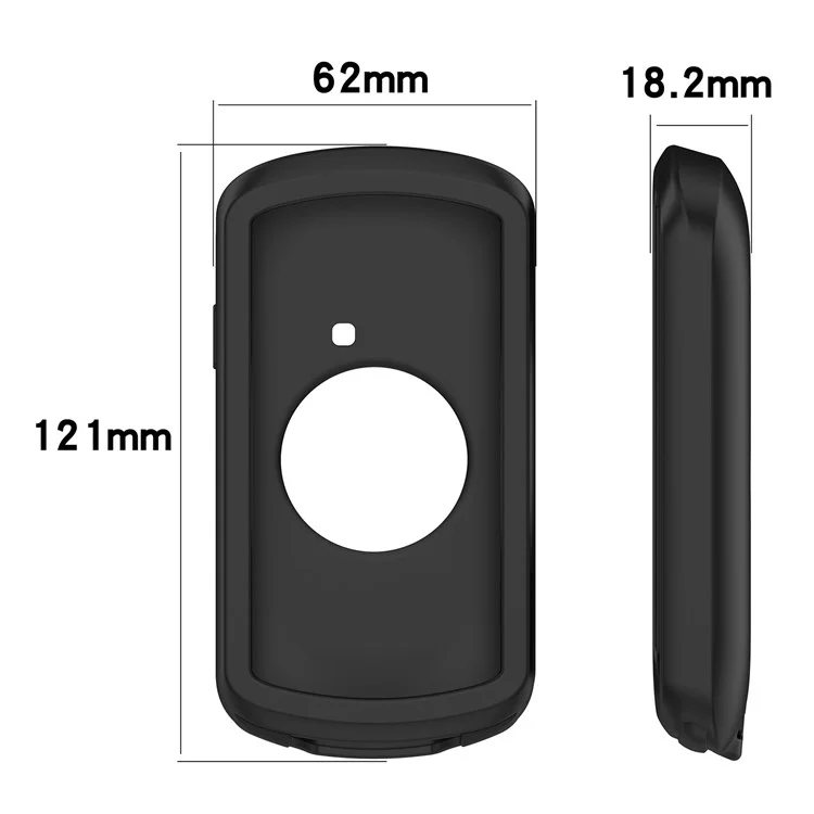 For Garmin Edge 1040 Scratch Resistant Soft Silicone Case Bike GPS Computer Protective Cover - Dark Grey-Cellmalls
