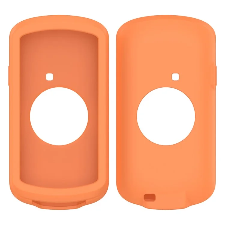 For Garmin Edge 1040 Scratch Resistant Soft Silicone Case Bike GPS Computer Protective Cover - Orange-Cellmalls