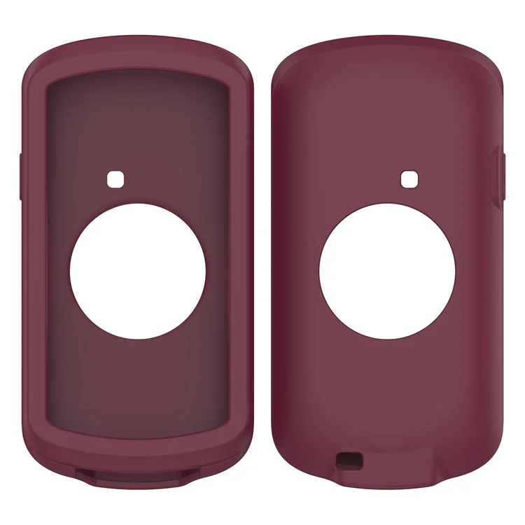 For Garmin Edge 1040 Scratch Resistant Soft Silicone Case Bike GPS Computer Protective Cover - Wine Red-Cellmalls