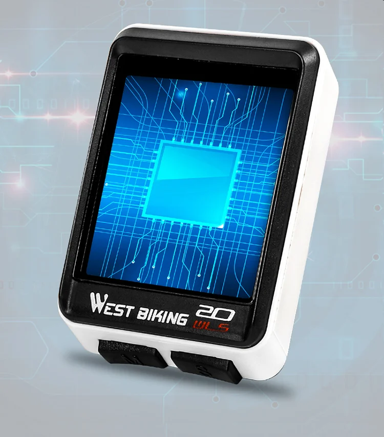 WEST BIKING 0702049 Wireless MTB Road Bike Computer Waterproof Backlight Screen Cycling Speedometer-Cellmalls