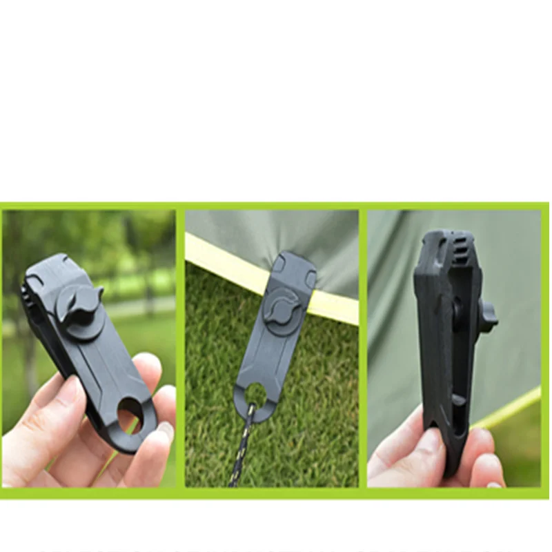 5Pcs/Set Outdoor Tent Canopy Tarp Clip Awning Windproof Fixed Buckle Clip for Camping Hiking-Cellmalls