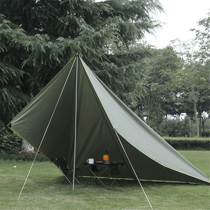 5Pcs / Set Outdoor Tent Canopy Tarp Clip Awning Windproof Fixed Buckle Clip for Camping Hiking - Green-Cellmalls