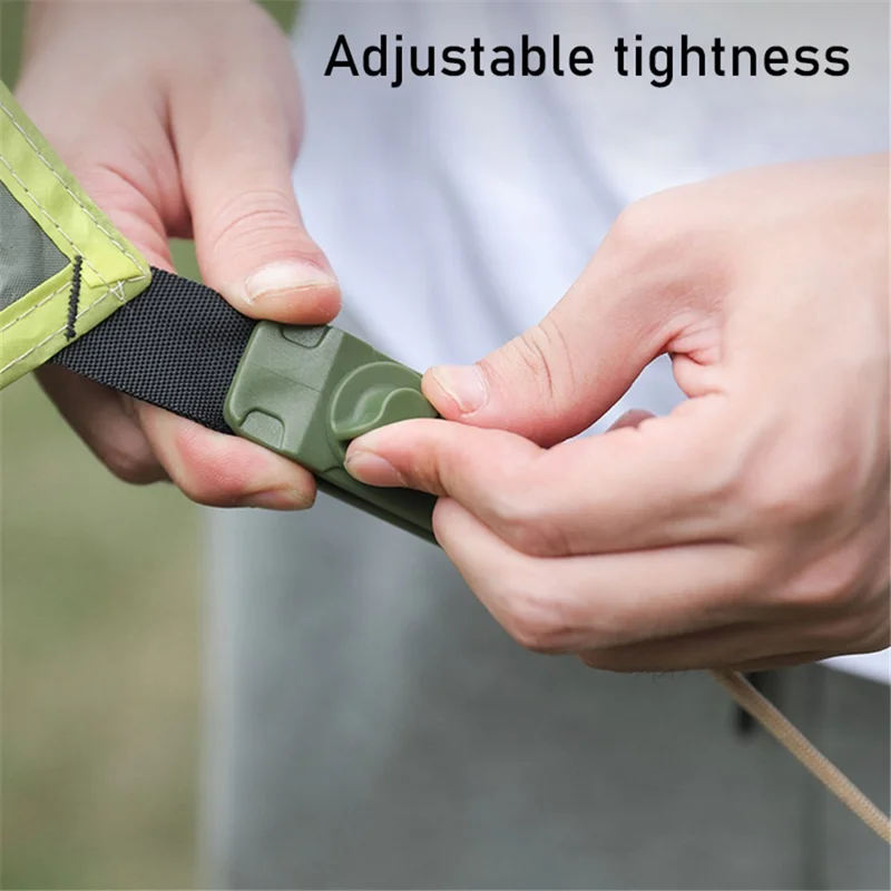 5Pcs / Set Outdoor Tent Canopy Tarp Clip Awning Windproof Fixed Buckle Clip for Camping Hiking - Yellow-Cellmalls