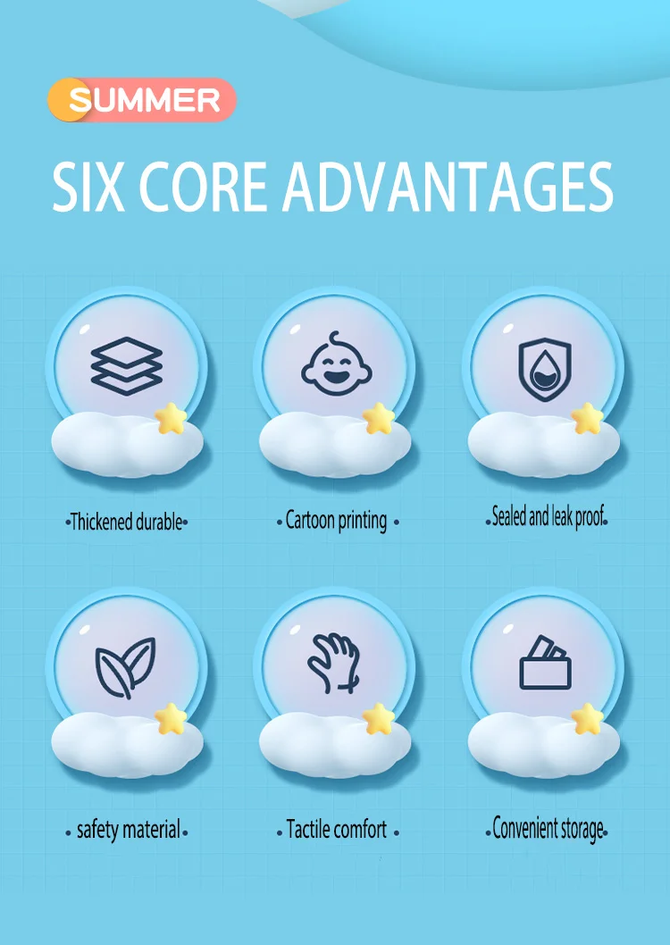 115 x 85cm Leaves Print Swimming Pool Inflatable Float Chair Thick PVC Foldable Water Lounge Seat - Light Color-Cellmalls