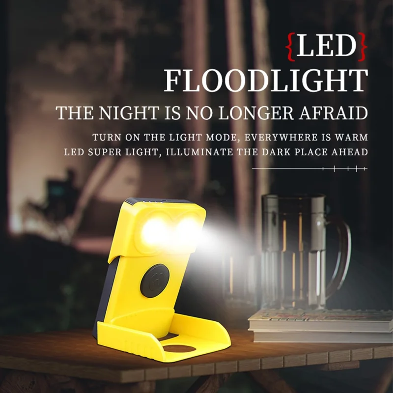 EYONGPV OWL-CSP Outdoor Camping Solar Power Bank 5000mAh Portable Charger Emergency Mobile Power Supply Solar Lamp - Yellow-Cellmalls