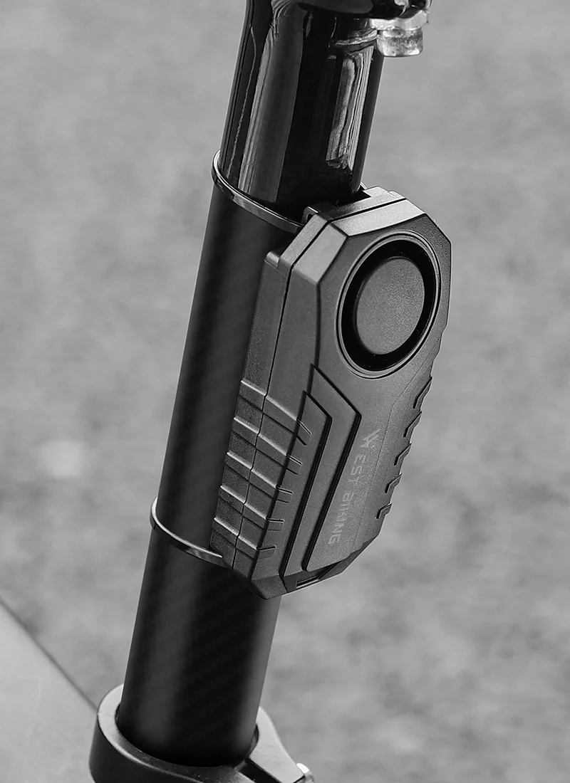 WEST BIKING YP0706052 Wireless Bicycle Alarm Bike Scooter Remote Control Anti-theft Loud Sound Alarm-Cellmalls