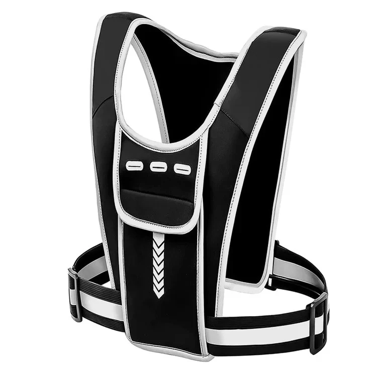 Outdoor Sports Chest Bag Tactical Chest Bag Reflective Vest Workout Gear for Running Hiking Cycling-Cellmalls