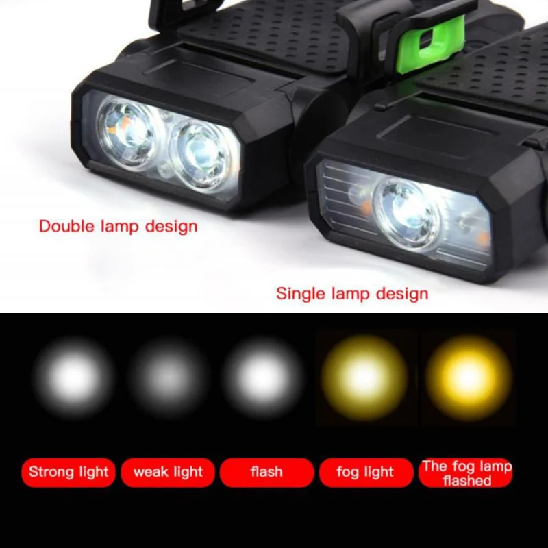 4 in 1 Bicycle Bike Light Bike Horn Phone Holder 4000mAh Power Bank BG-LY-25 - Black-Cellmalls