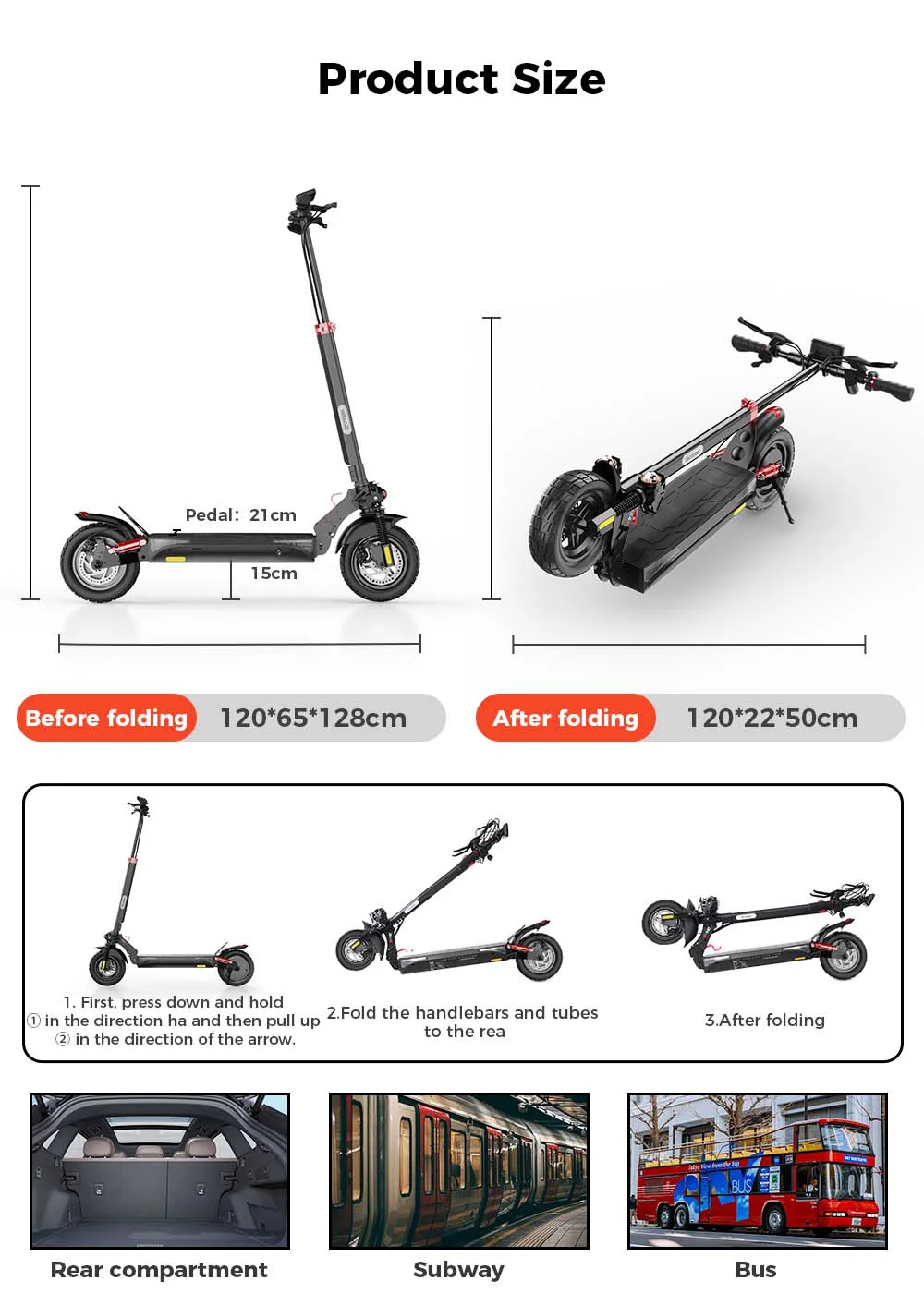 ISCOOTER iX4 Electric Scooter 10 Inch Tire 800W Motor 45km / h Max Speed with 48V 15Ah Battery, Support App - Region A-Cellmalls