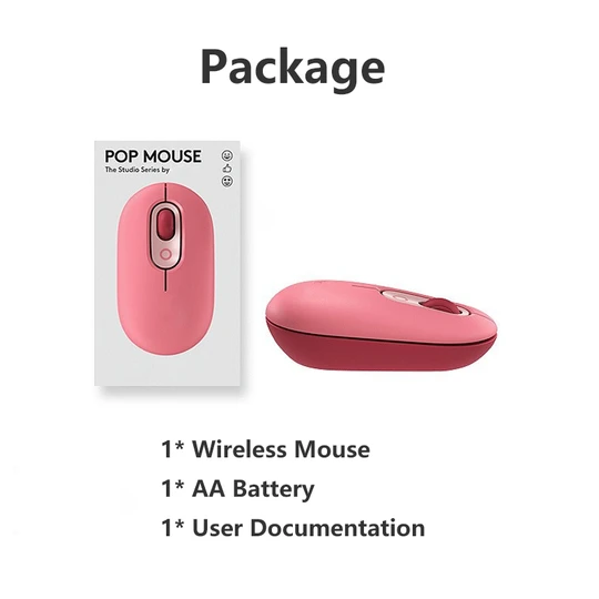 New model suitable for Logitech pop Bluetooth 2.4G wireless mouse office home business compact mouse