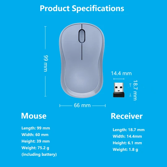 M221/220 Silent Wireless Mouse Home Office Business Notebook Desktop Cute Mouse