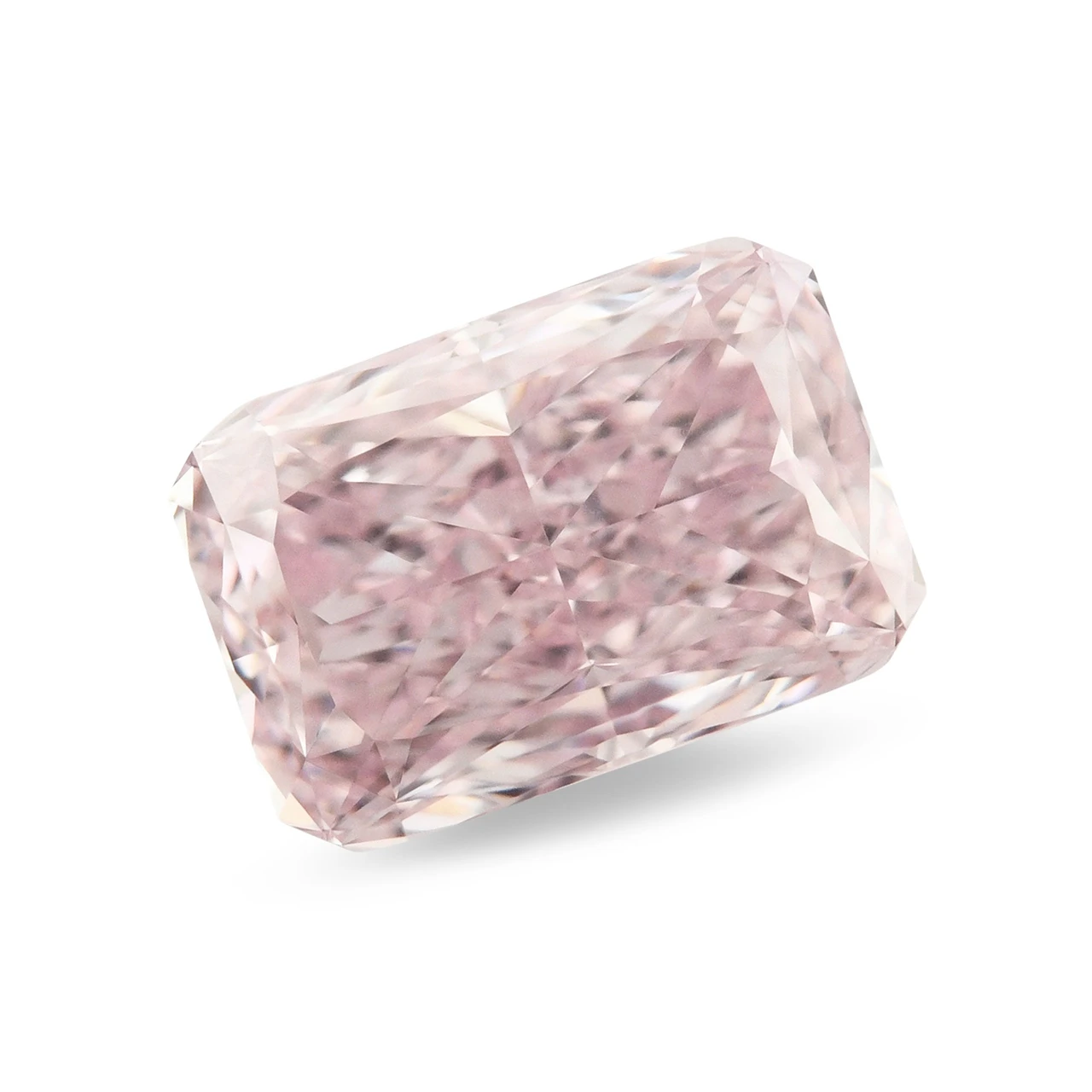 0.75 Carat Fancy Pink Radiant Diamond VVS1 GIA