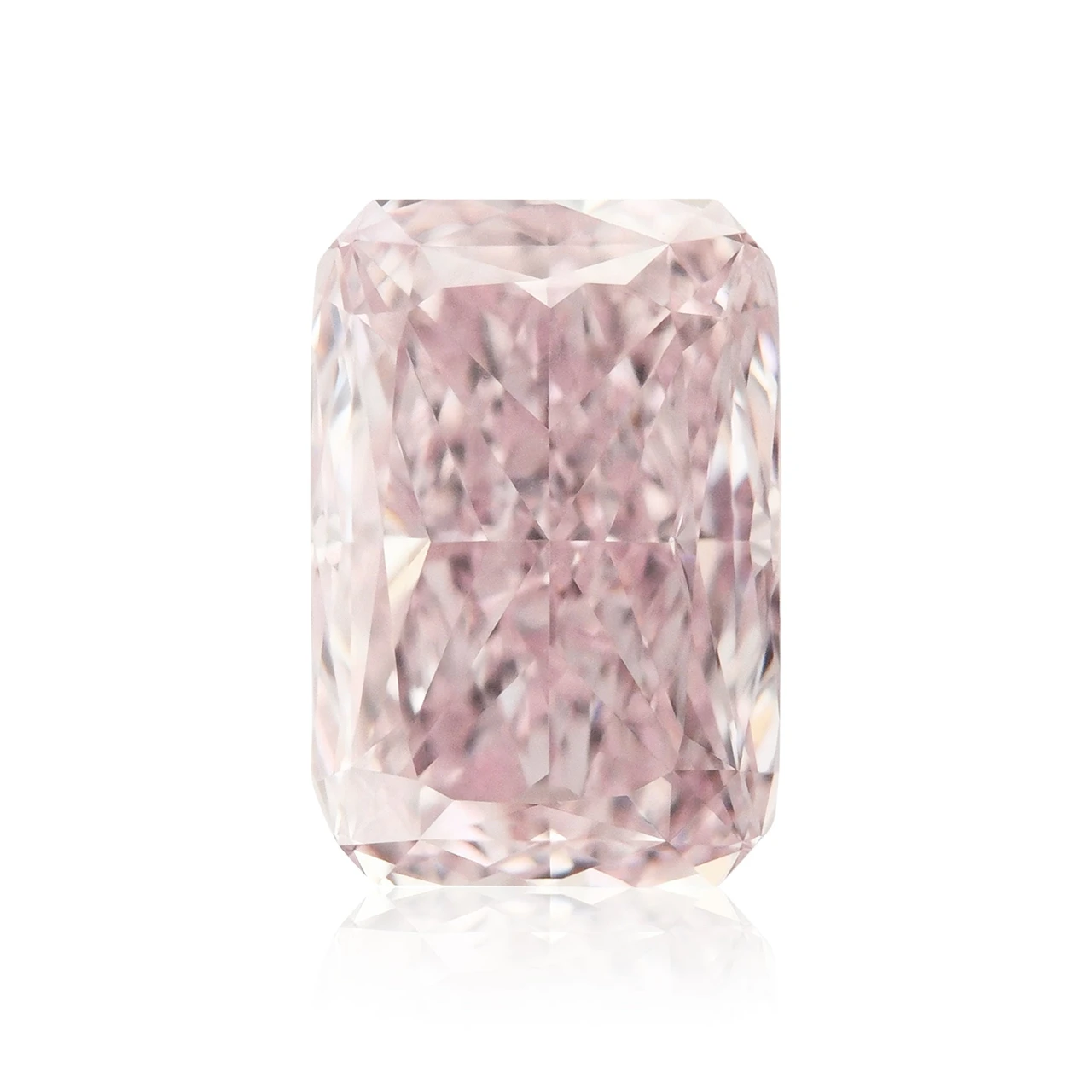 0.75 Carat Fancy Pink Radiant Diamond VVS1 GIA