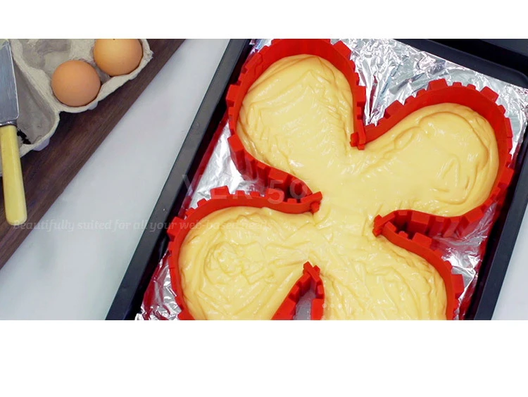 UREY Silicone four-piece set free combination cake DIY production