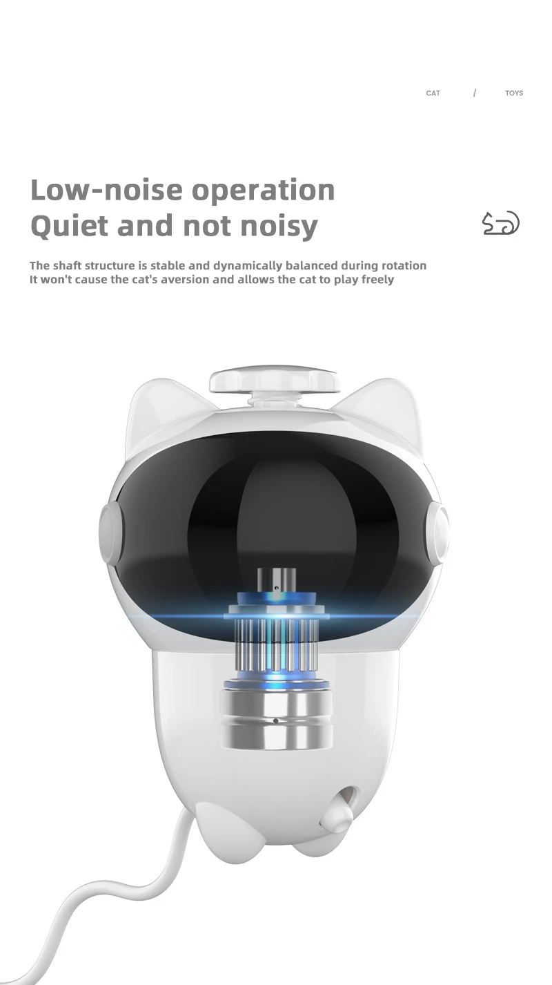 UREY Smart laser cat teaser, cat toy, automatic sensing, cat companion, self-entertainment and boredom relief pet supplies