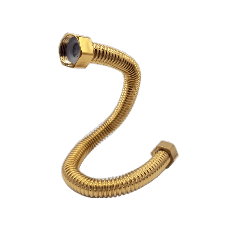 stainless steel hoses Toilet Hot & Cold water weaved 1/2" plumbing hose,bathroom heater connect corrugated shower hoses