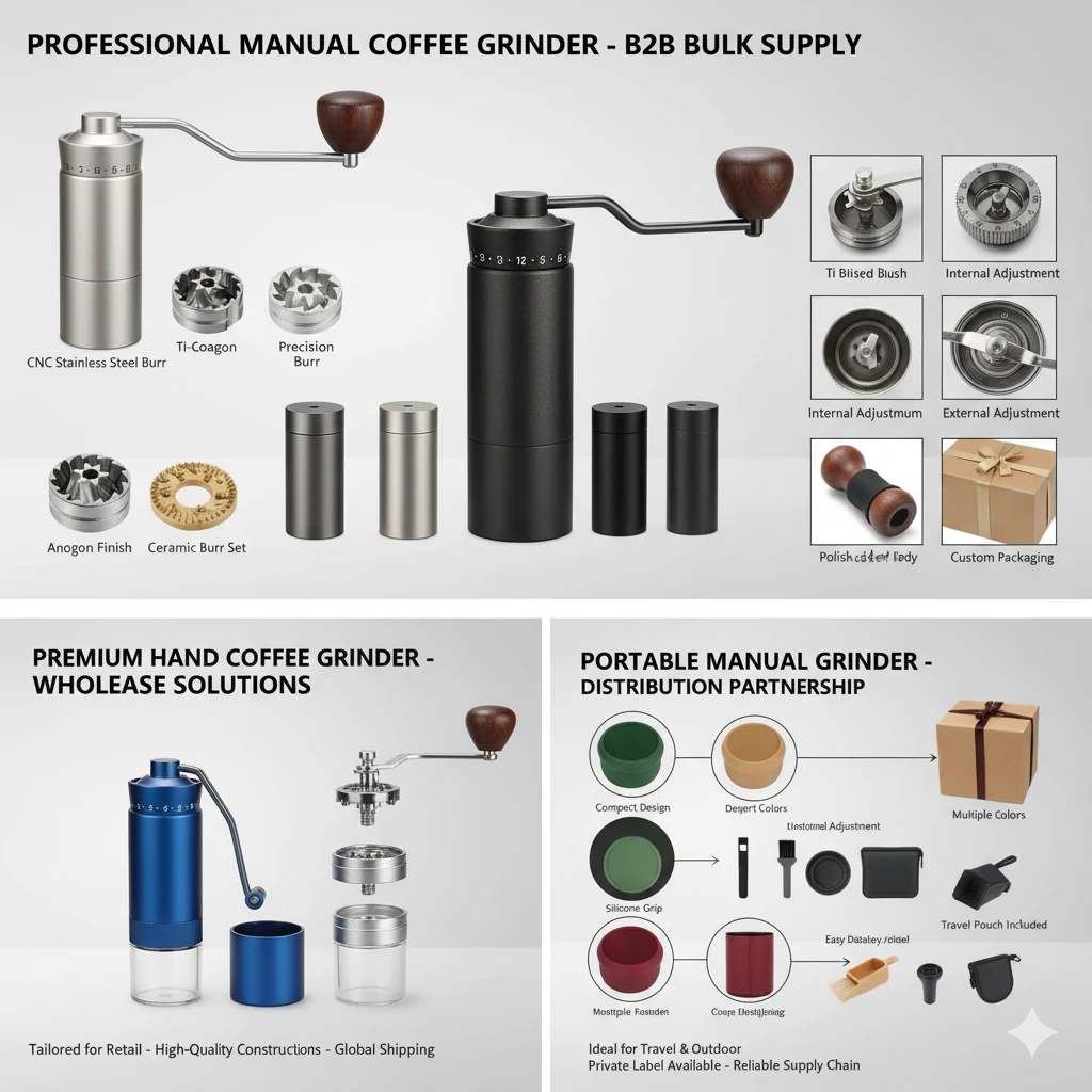 Gift Company Purchasing Mid-to-High End Manual Grinder Ceving Mini Manual Coffee Grinder Global Market
