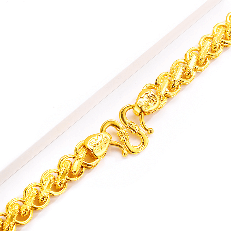 Lucky Thai chain, men's Vietnamese sand gold big gold chain, wealthy gold oversized and super thick gold-plated necklace