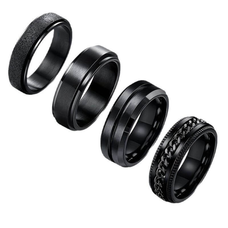 black tungsten wedding bands, Tungsten Men's Wedding Ring, Matte Brushed Finish Comfort Fit