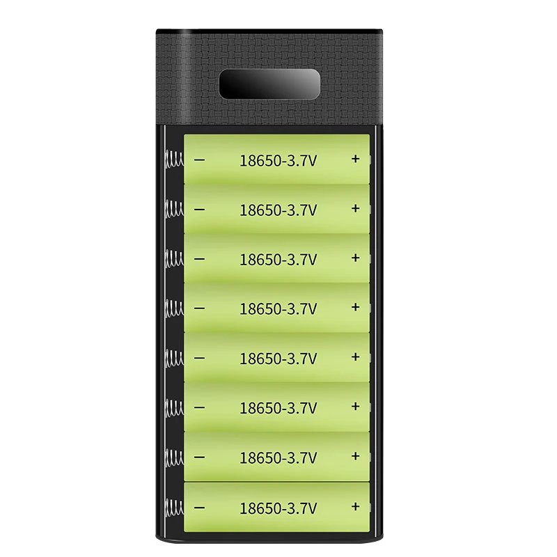 Power Bank 8*18650 Holder Organizer Batteries Box for Electronic DIY 