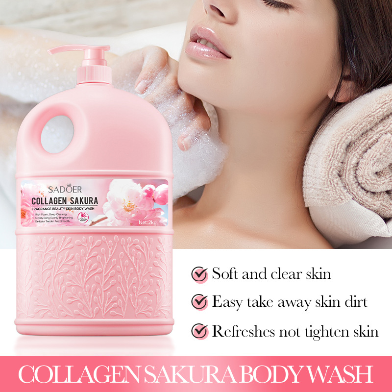 www.makeuphotsale.com
Sakura Collagen Shower Gel 2kg, cleans skin
Makeuphotsale.com