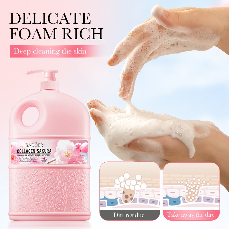 www.makeuphotsale.com
Sakura Collagen Shower Gel 2kg, cleans skin
Makeuphotsale.com