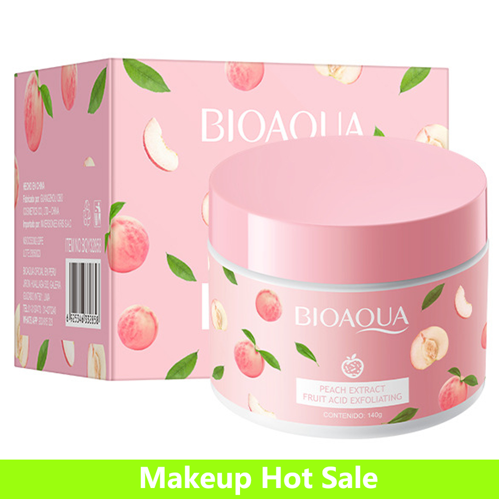 www.makeuphotsale.com
Peach body scrub 140g, relieves itching and cleanses dead skin
Makeuphotsale.com