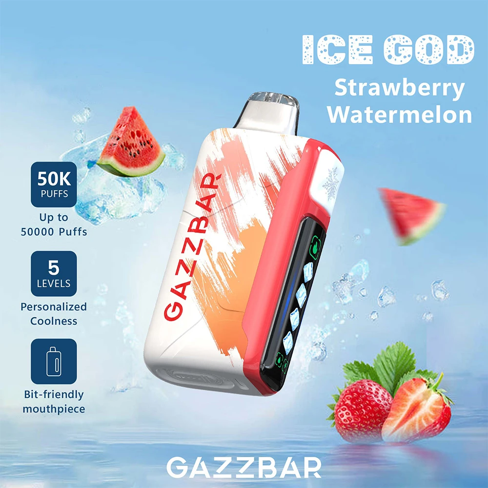 Gazz bar 50k puffs adjustable ice degree disposable vape