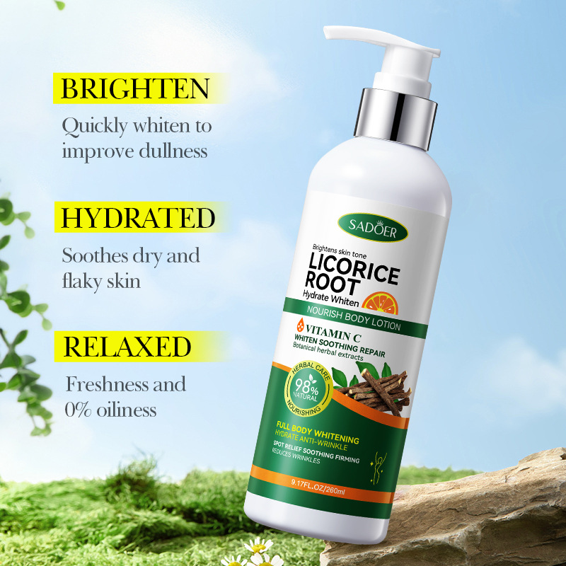 www.makeuphotsale.com
Licorice Vitamin Body Lotion
Makeuphotsale.com