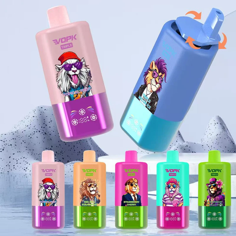 VOPK 60k puffs 3 in 1 flavors rechargeable dipsposable vape