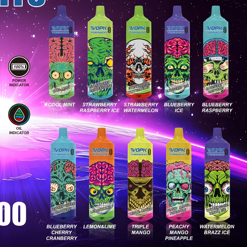 VOPK 9K PUFFS rechargeable disposable vape pen