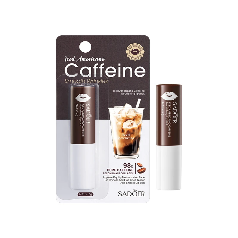 Iced American Caffeine Nourishing Lip Balm, No Dry Lips-001- SD7019