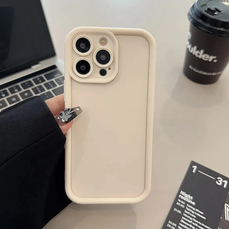 Colorful TPU Silicone Phone Cover for iPhone 16 15 14 13 12 PRO Max Mobile Phone Case