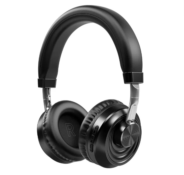 Head-Worn Wireless Bluetooth V5.0 Earphone TF Card Computer Mobile Game Over-Ear Headset