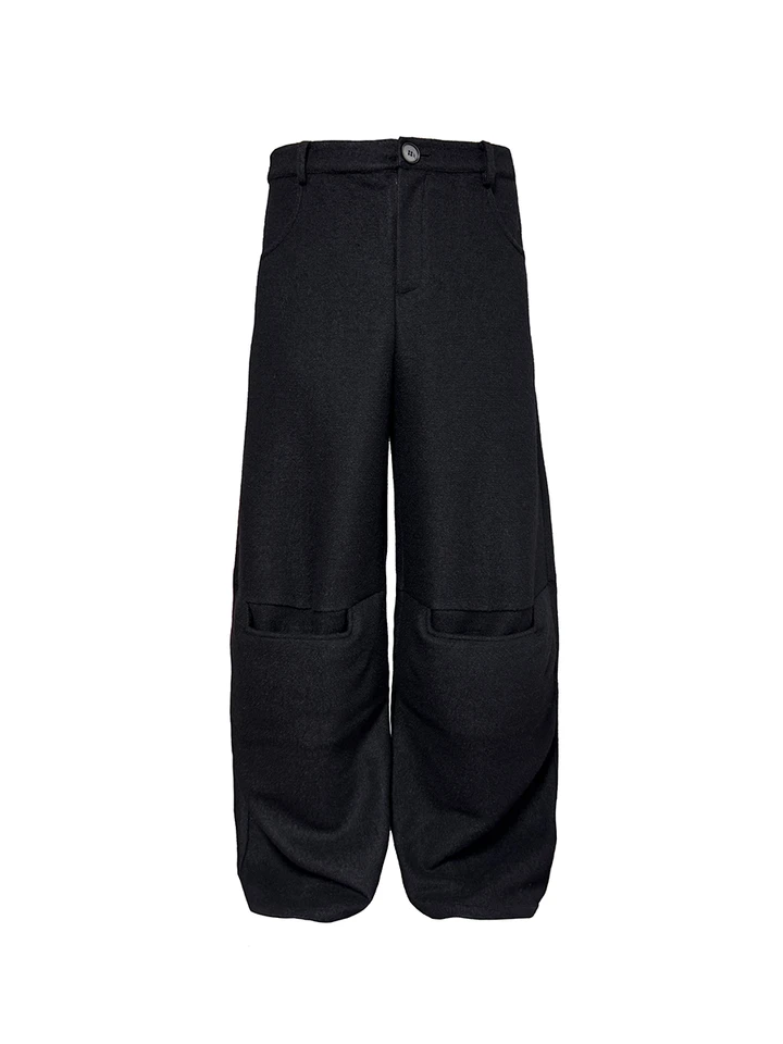 JCAESAR Curved flap trousers