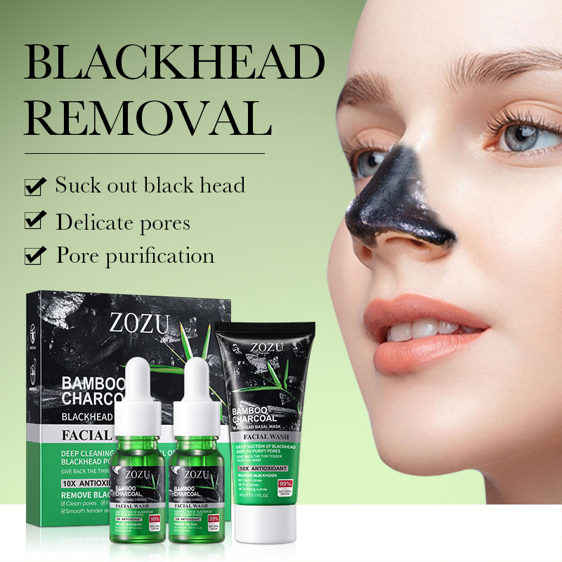 www.makeuphotsale.com
Bamboo charcoal blackhead removal three-piece set
Makeuphotsale.com