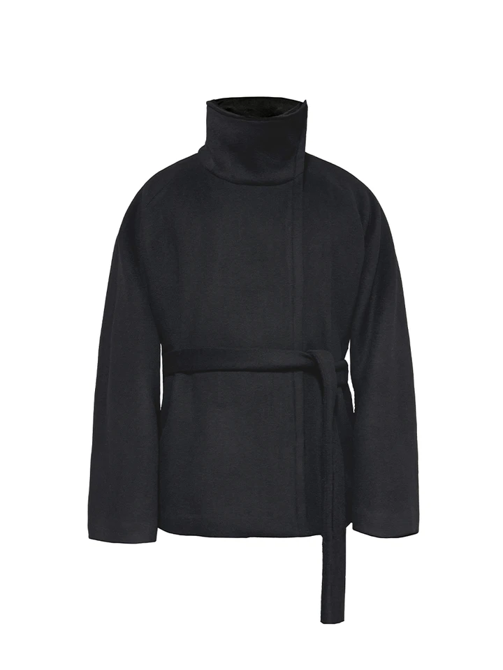 Jcaesar Zipper-Jacket | Unique Jacquard Corduroy & Diagonal Collar