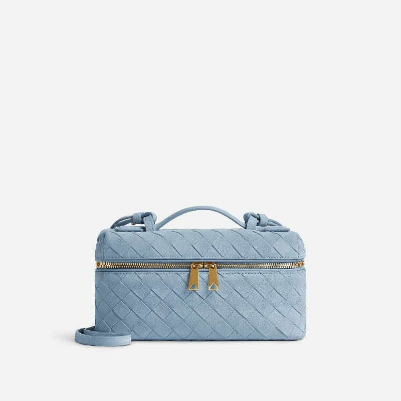 Bottega Veneta 25FW Suede Intrecciato Zip Tote​