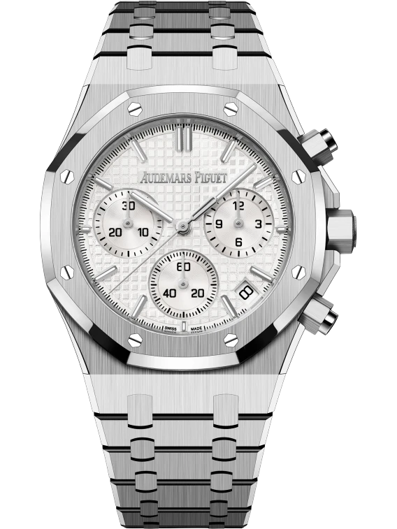 ROYAL OAK Silver-Toned Dial CHRONOGRAPH 41mm