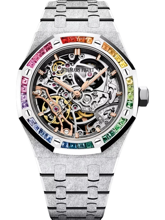 Royal Oak Frosted Gold Double Balance Wheel Openworked 37mm