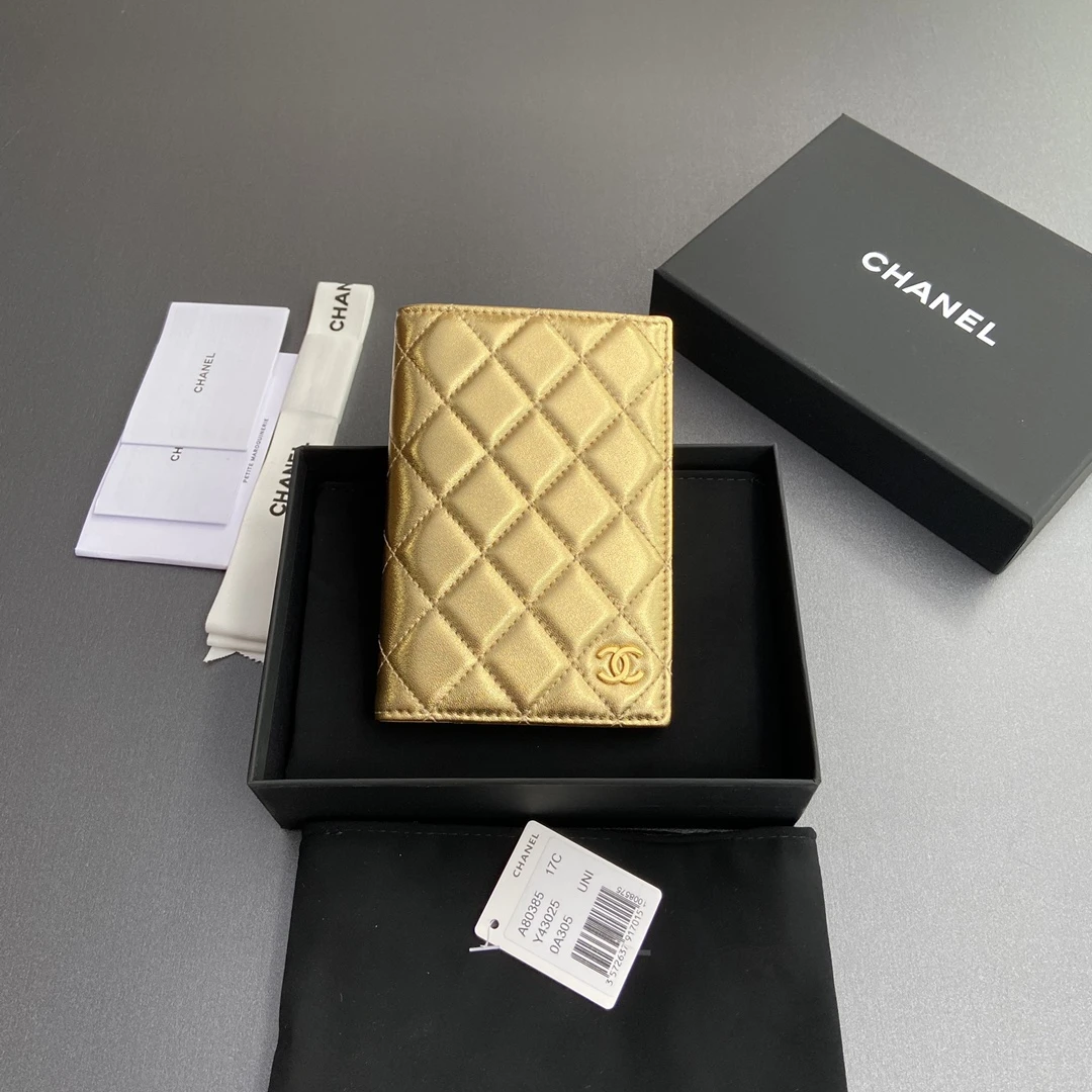 Chanel 80385 Quilted Passport Holder​